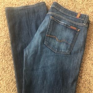 7 for all mankind bootcut  jeans